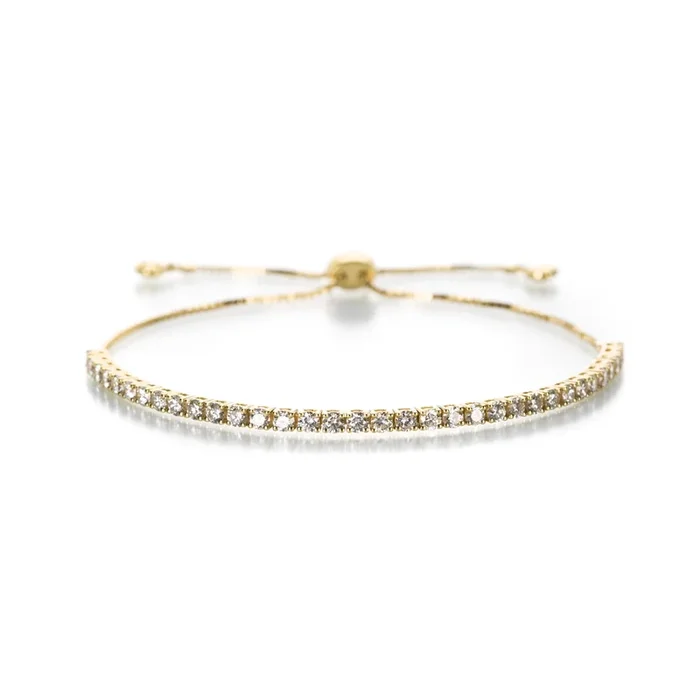 Adjustable Diamond Tennis Bracelet