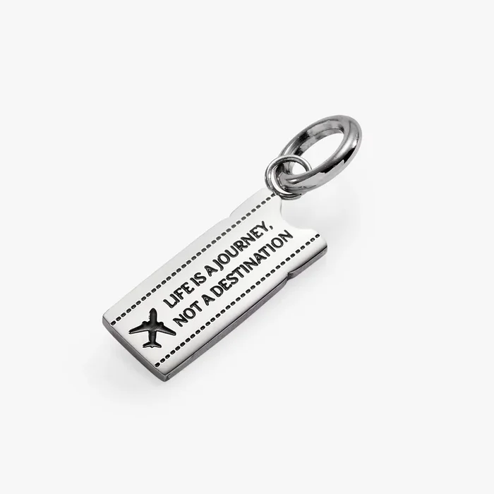 Airline Ticket Charm