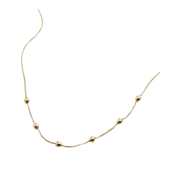 ALEX AND ANI Adjustable Length Bead Chain Necklace