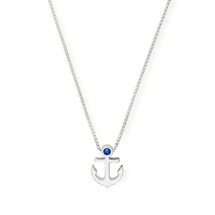 ALEX AND ANI Anchor Necklace