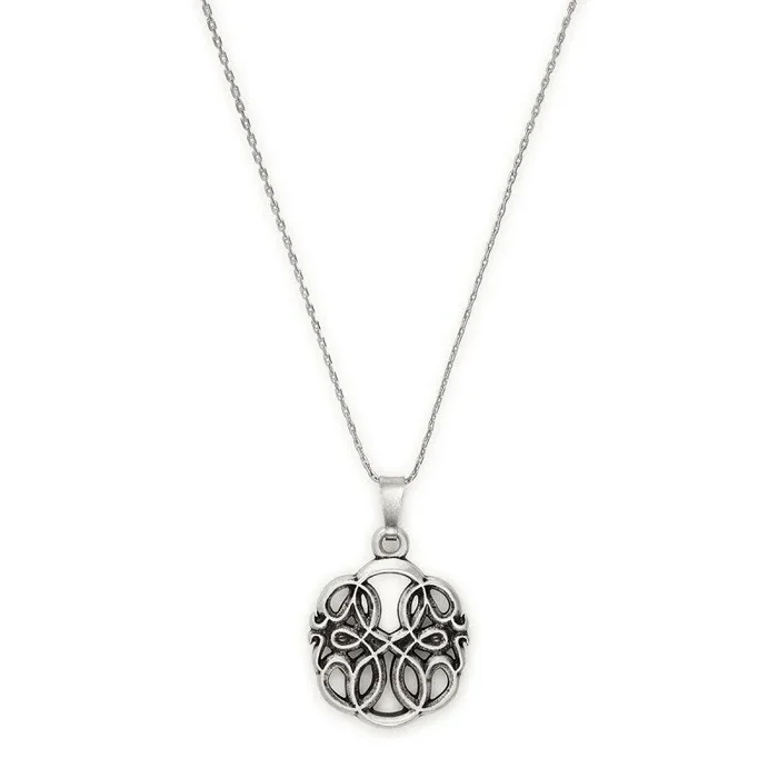 ALEX AND ANI Path Of Life Expandable Necklace Rafaelian Silver