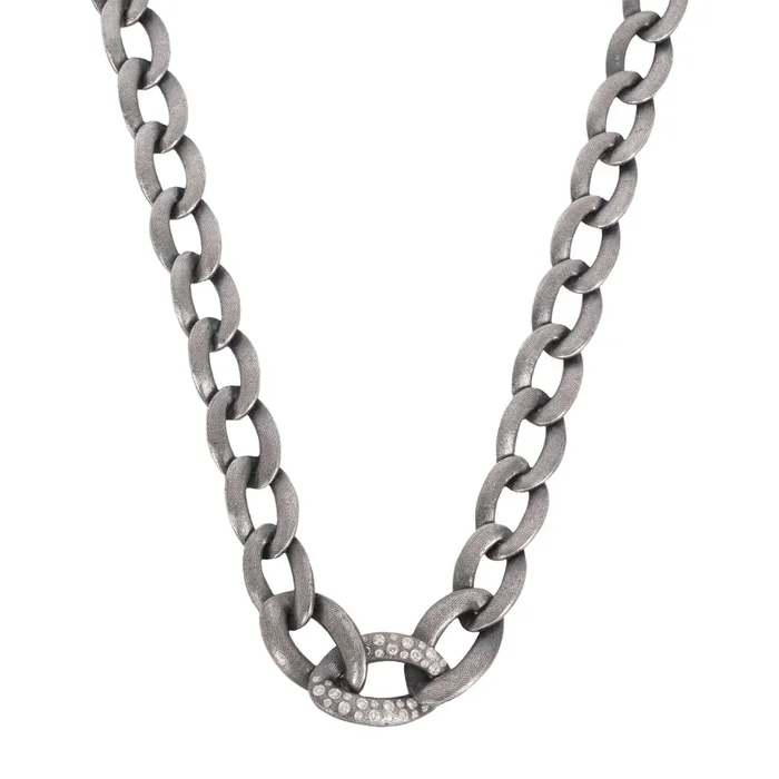 Alicia Diamond Link Necklace
