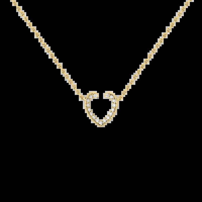 Aloria Mini Icons Diamond Pendant | In 18ct Yellow Gold