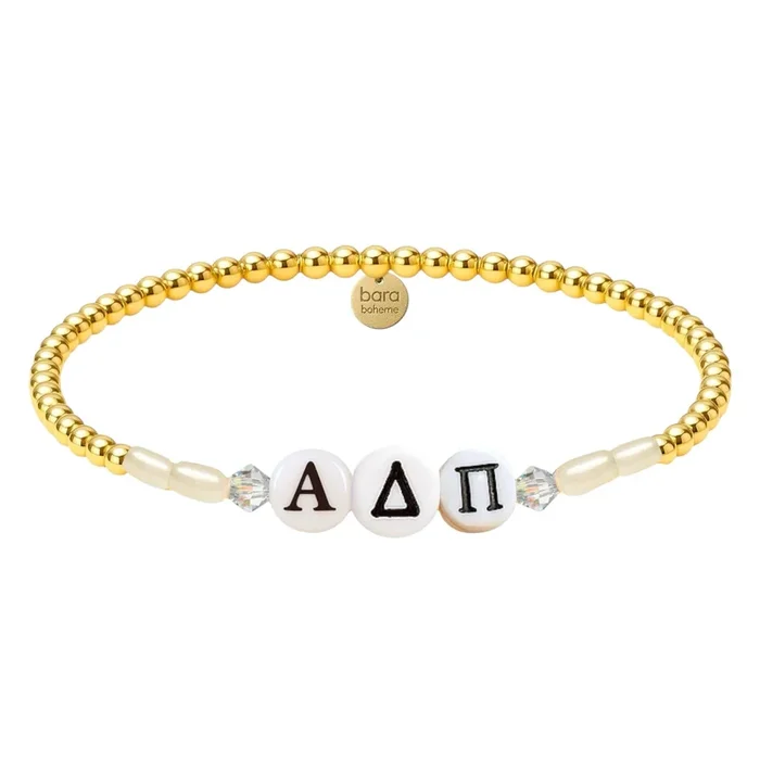 Alpha Delta Pi | Beaded Sorority Bracelet