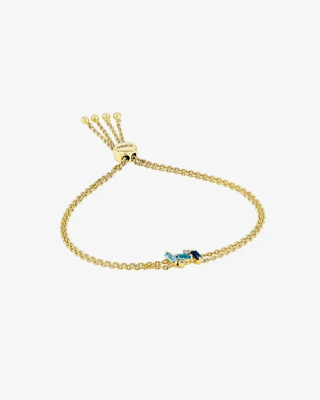 Amalfi Mini Burst Dark Blue Mix Pulley Bracelet