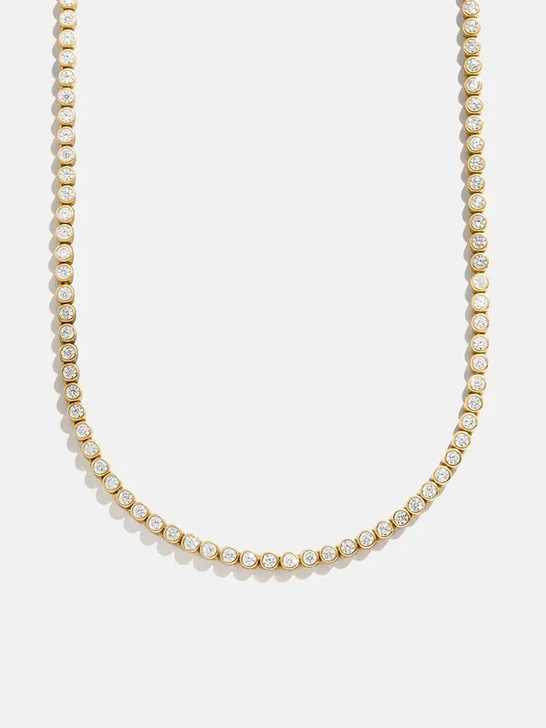 Amalie Bezel Tennis Necklace