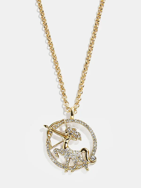Andrea Zodiac Necklace – Sagittarius