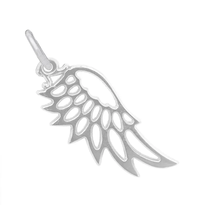 Angel Wing Charm in Sterling Silver