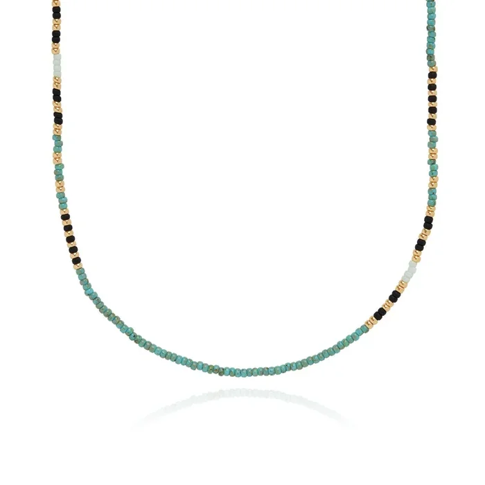 Anna Beck Mixed Bead Necklace, 42″