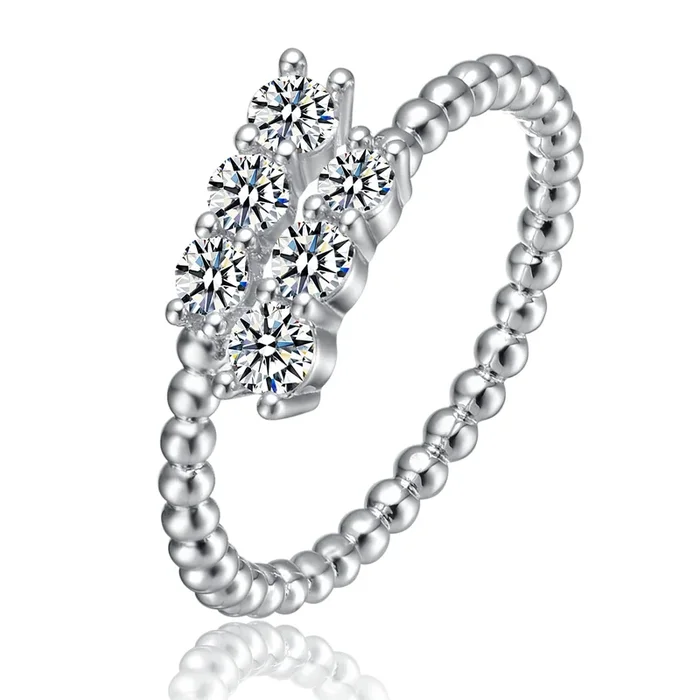 Anne Coiled Bead Stacking Couture Ring