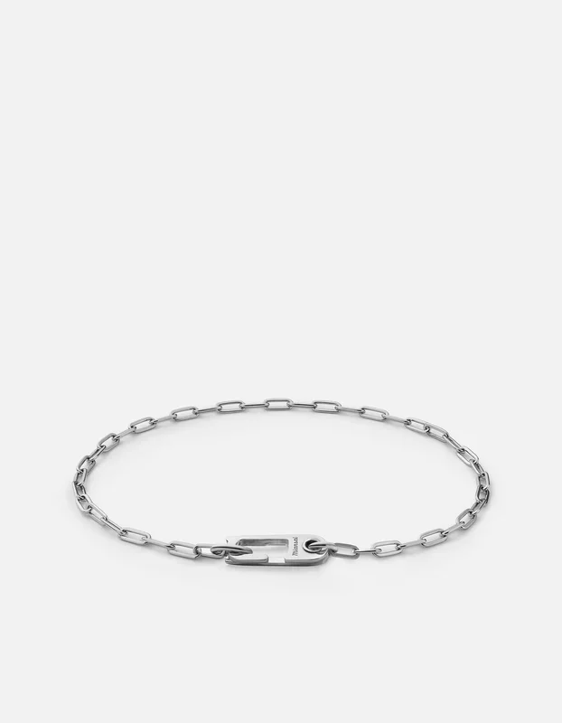 Annex Volt Link Bracelet, Sterling Silver