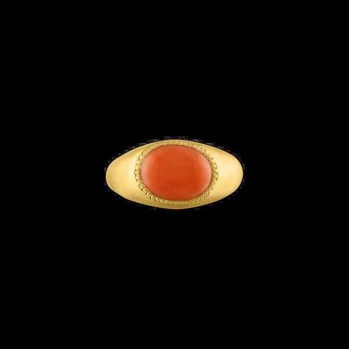 Antique Coral Roz Ring
