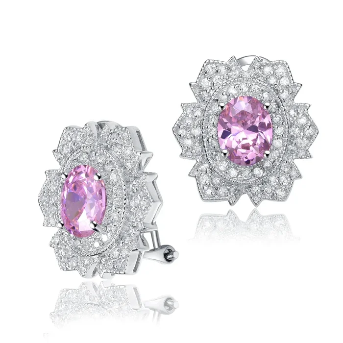 Antoinette Pink Marigold Earrings