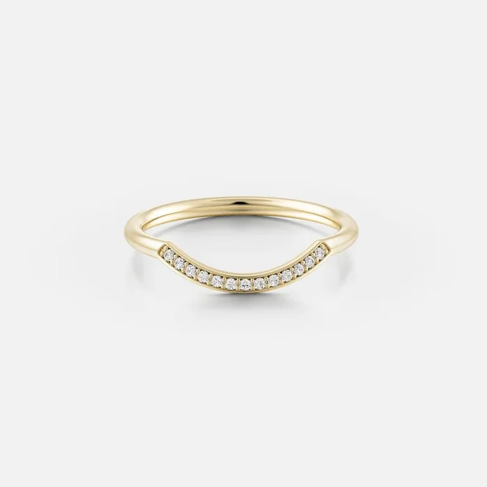 Arba Round Ring with Diamonds