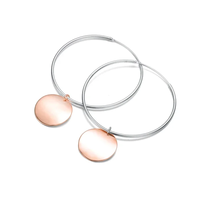 Ariana Dangle Hoop Earrings