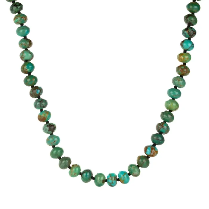 Arizona Turquoise Beaded Necklace – 18″