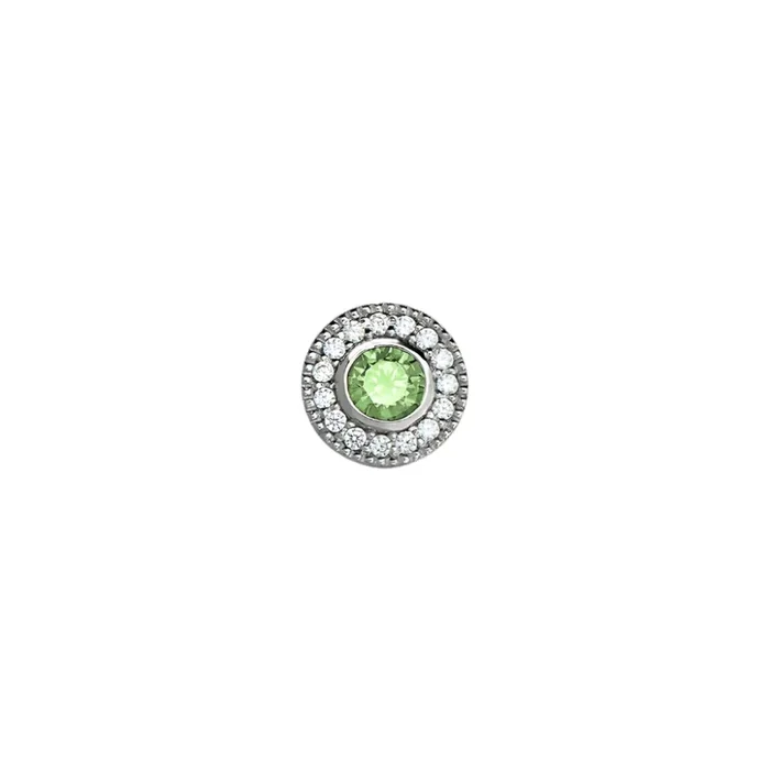 August Birthstone Bracelet Charm