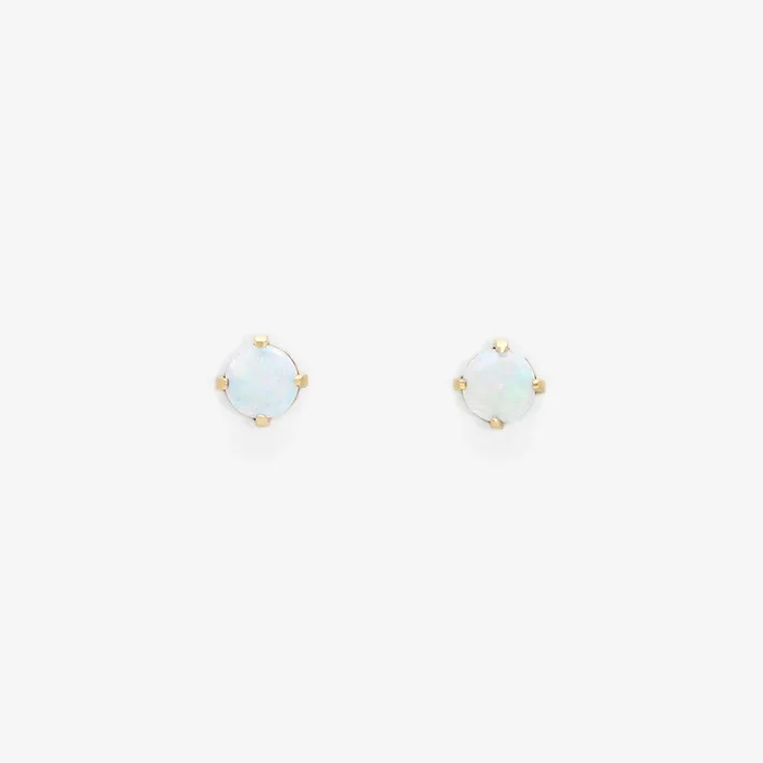 Australian White Opal Wisp Studs | E7904OP