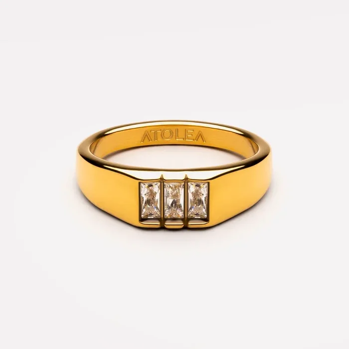 Baguette Signet Ring