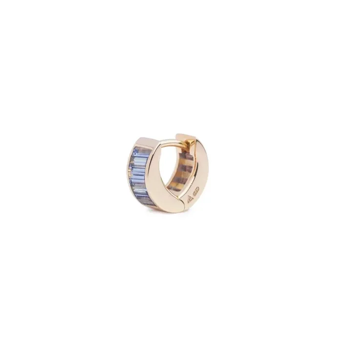 Baguette Tanzanite – Love : Huggie Earring