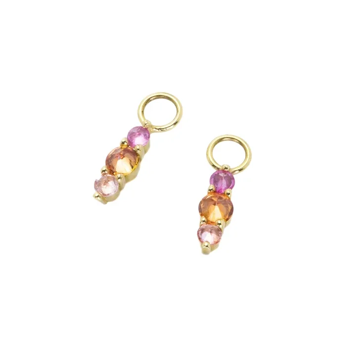 Barbed Sapphire Lina Ear Charms (Charms Only)