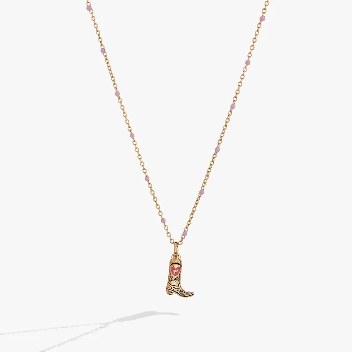 Barbie™ Cowboy Boot Pendant Necklace