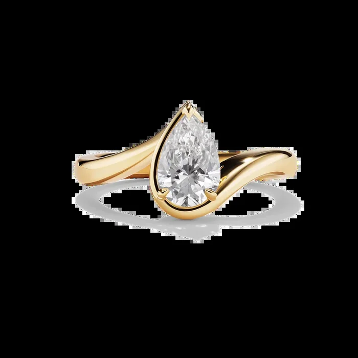BB TALIA WHITE SAPPHIRE PINKY RING