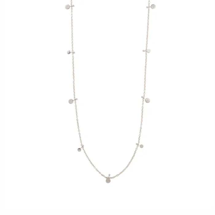 Be the Light Necklace – Silver – 32″