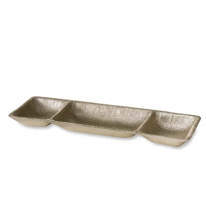Beatriz Ball SIERRA MODERN Fina Small Rectangular Triple Dip- Gold