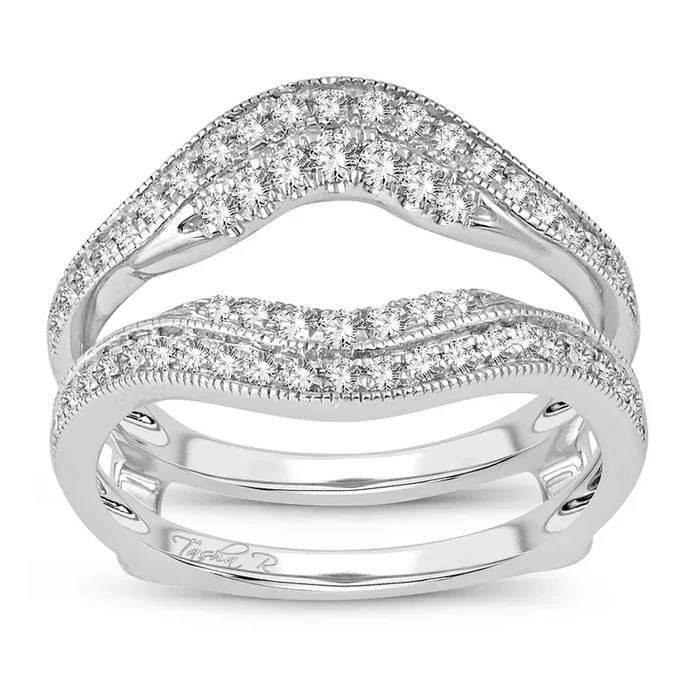 Beautiful 14K 0.50CT DIA RING GUARD