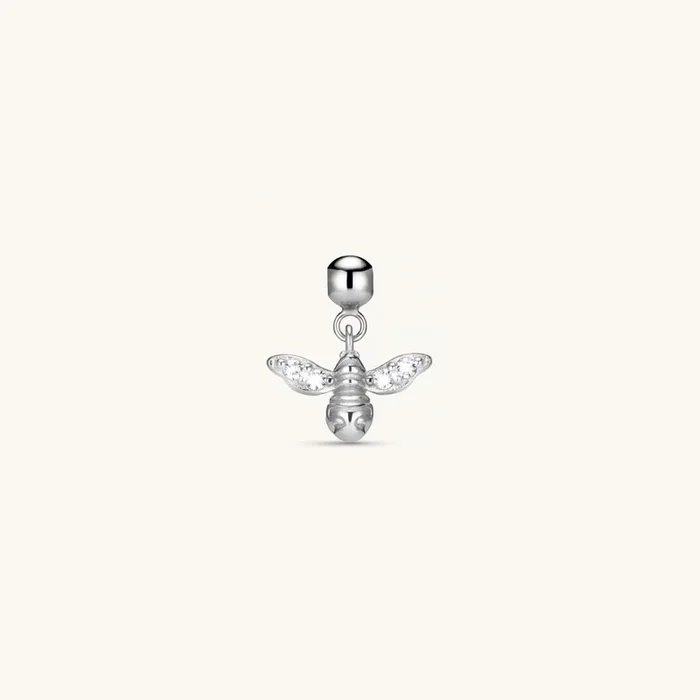 Bee Charm Silver