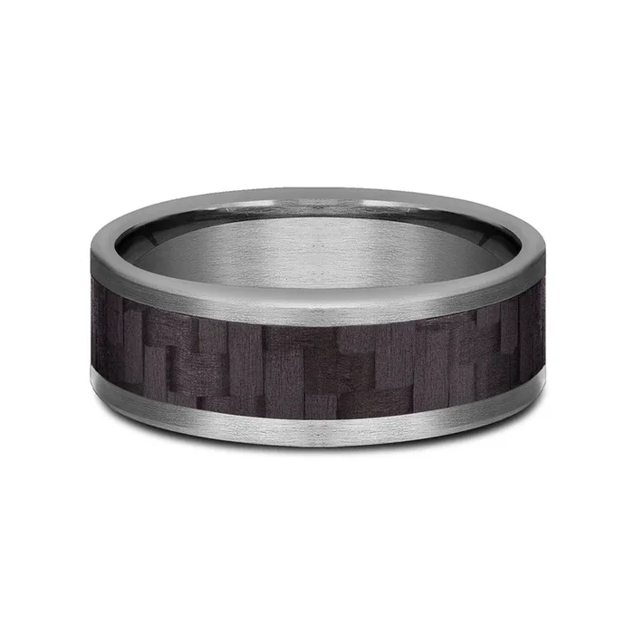 Benchmark® Carbon Fiber Inlay Men’s Band
