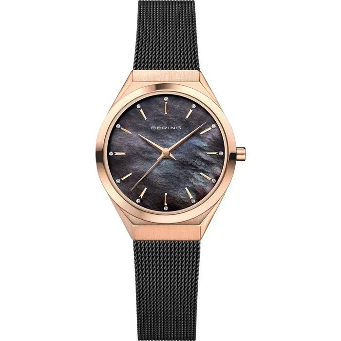 Bering Women’s Ultra Slim MOP Watch
