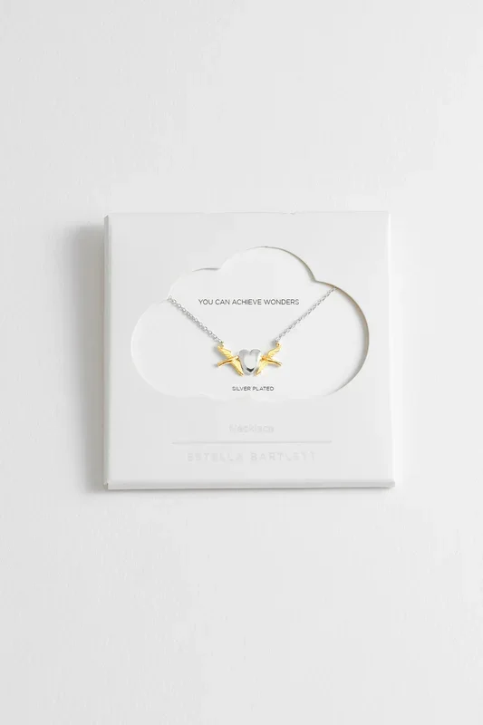 Birds and Heart Necklace
