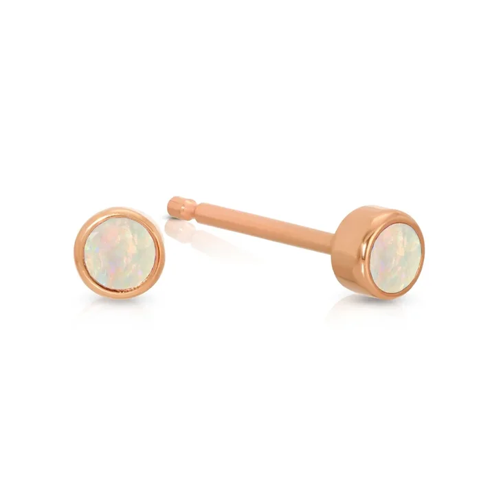 Birthstone Stud – Opal (October)