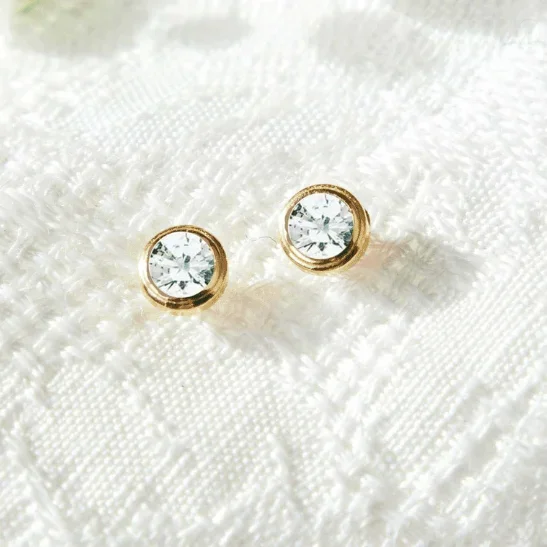 Birthstone Stud Earring