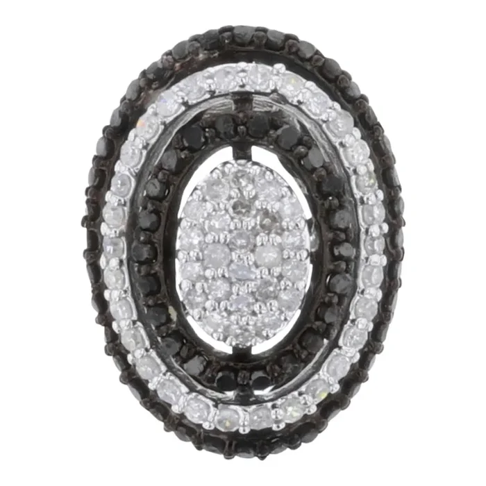 Black Diamond Pendant (Black Diamond 0.37 cts. White Diamond 0.36 cts.)
