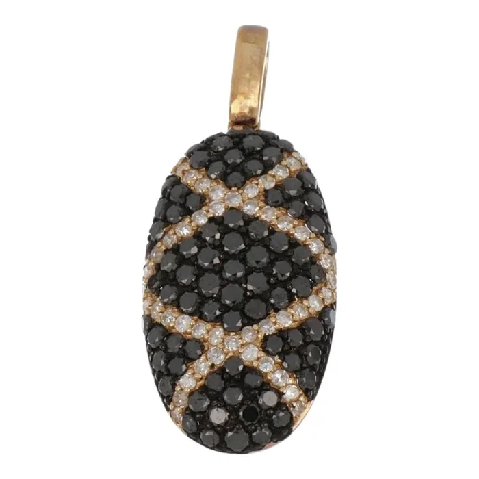 Black Diamond Pendant (Black Diamond 1.23 cts. White Diamond 0.29 cts.)