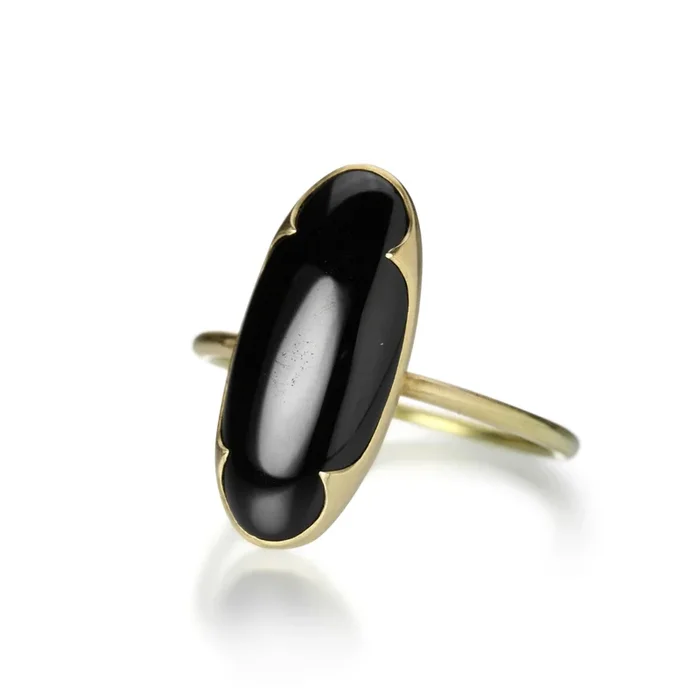 Black Spinel Ring