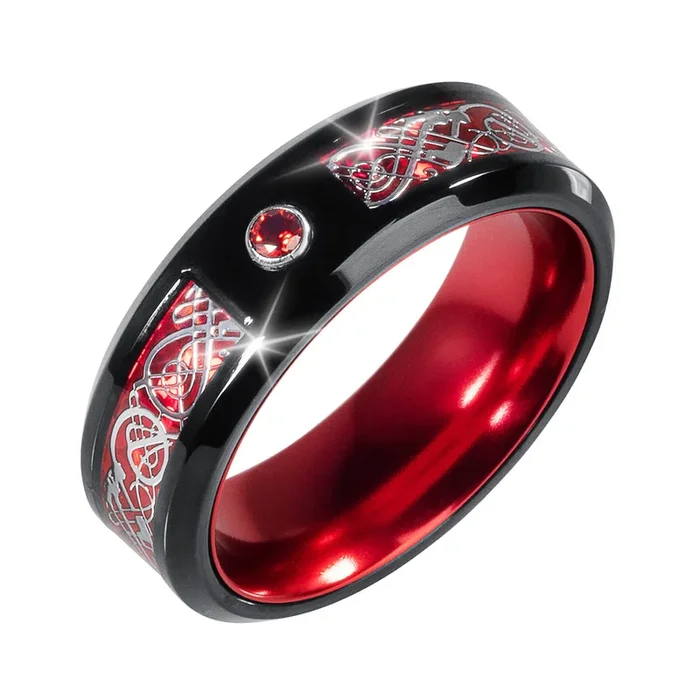 Blaze Red Band Men’s Ring