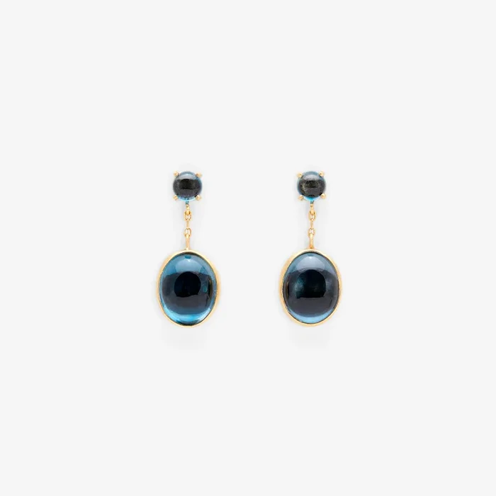 Blue Topaz Glacé Earring | E8601BT