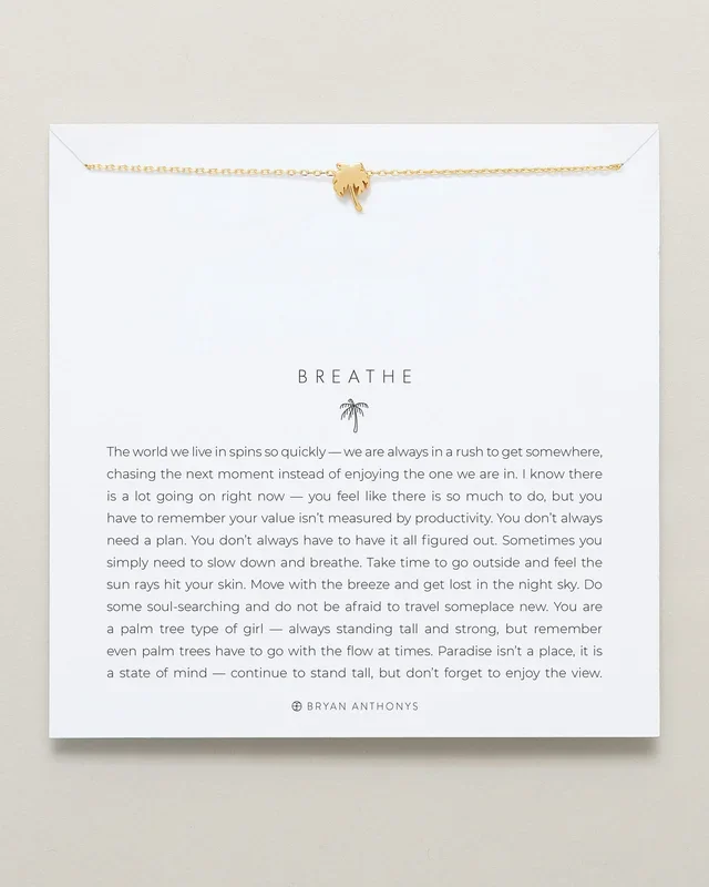 Breathe Icon Necklace