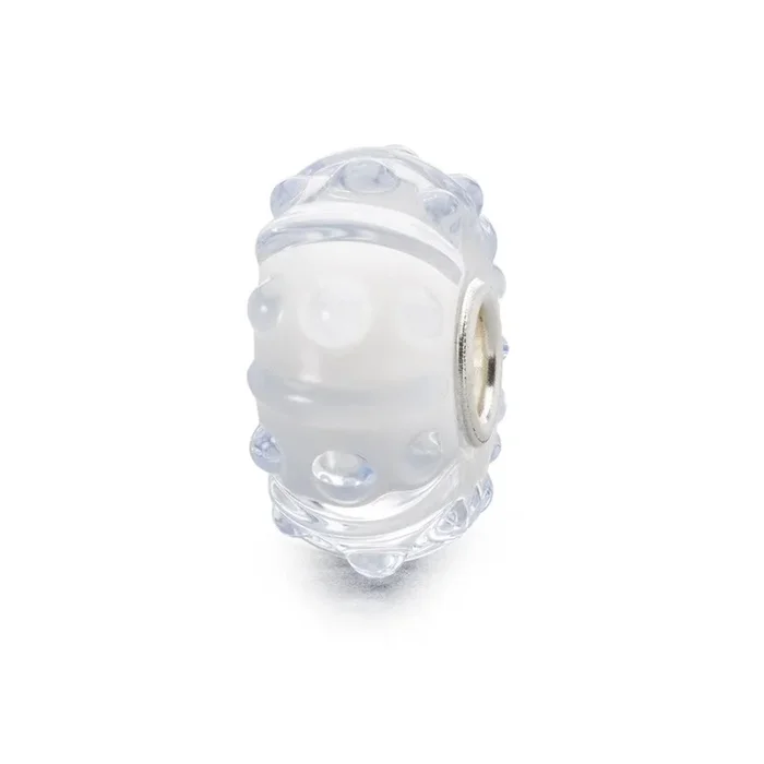 Breeze of White Glass Trollbead