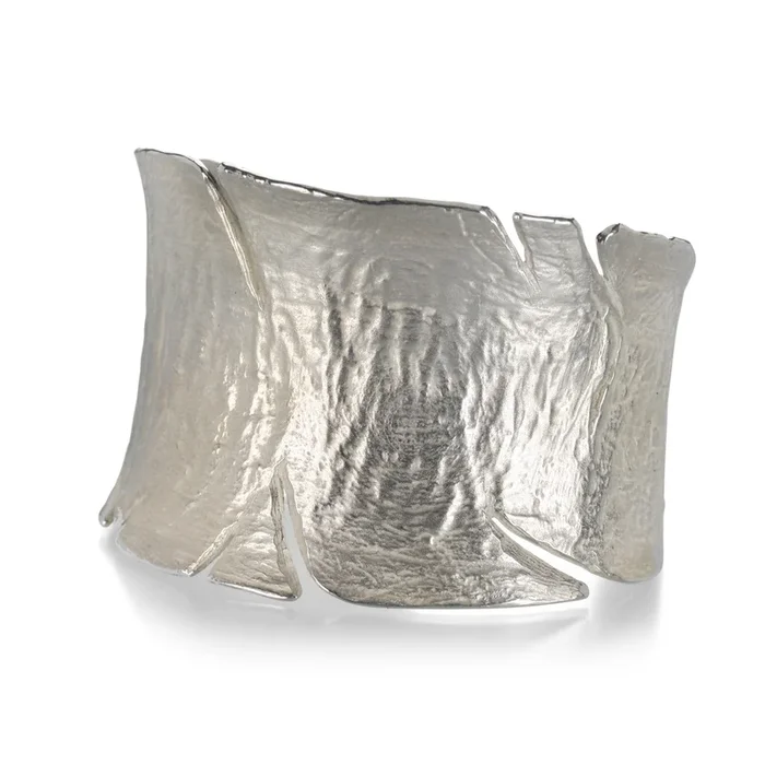 Bright Silver Doubloon Cuff