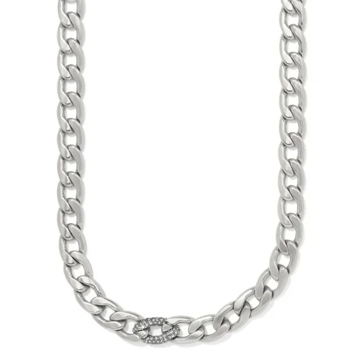 Brighton Cleo Pave Pink Necklace