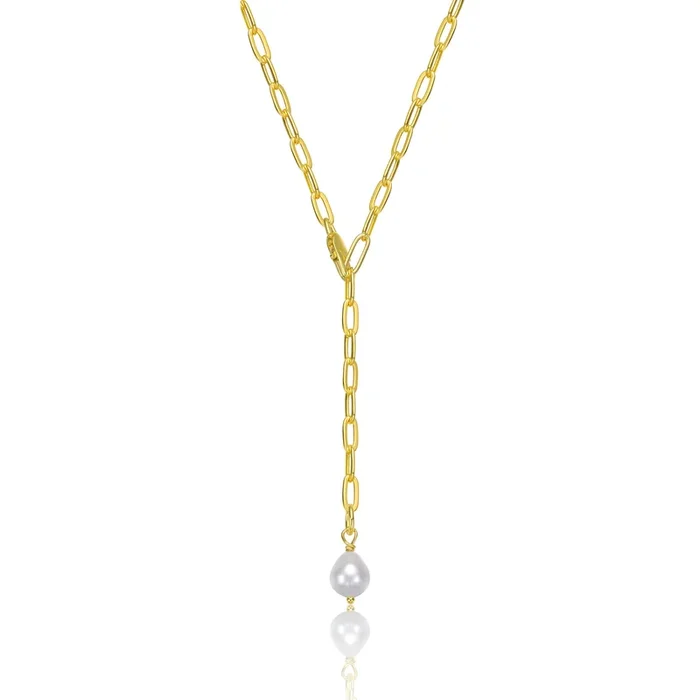 Brigitte Pearl Couture Y-Style Necklace