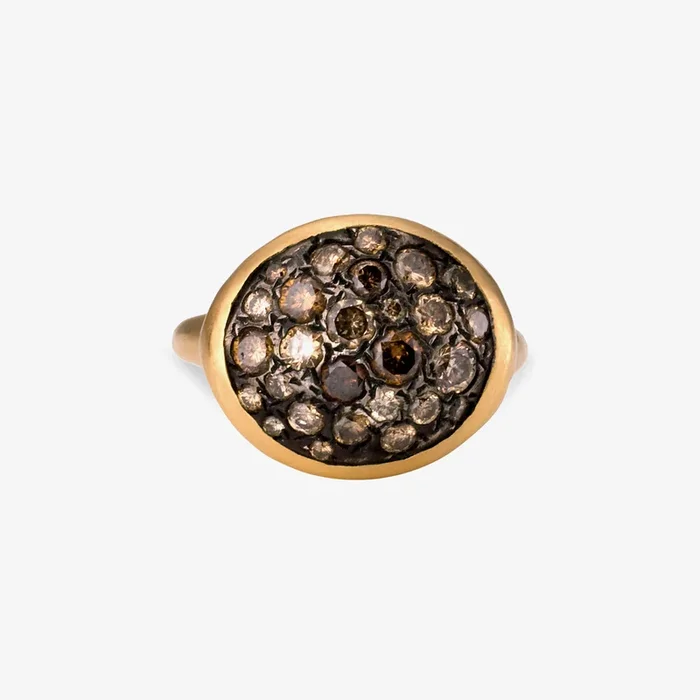 Brown Diamond Galaxy Ring | R1301BR
