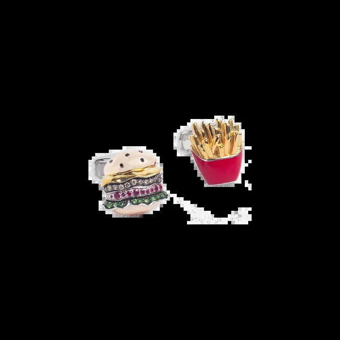 Burger & Fries Cufflinks