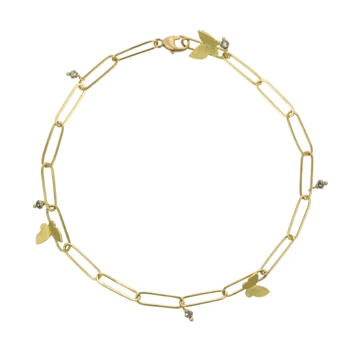 Butterfly and Diamond Popsicle Bracelet