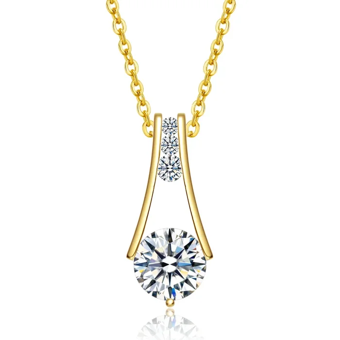 Cannes Lumieres Golden Pendant